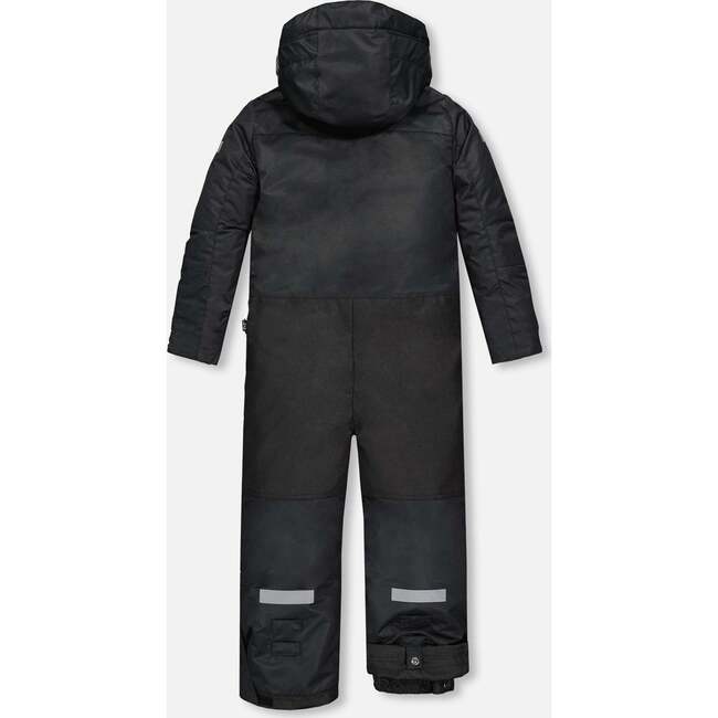 One-Piece Snowsuit, Black - Snowsuits - 5