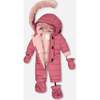 One-Piece Baby Snowsuit, Burgundy - Snowsuits - 2