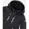 One-Piece Snowsuit, Black - Snowsuits - 7