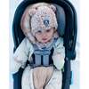 One-Piece Baby Snowsuit, Champagne White - Snowsuits - 3