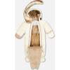 One-Piece Baby Snowsuit, Champagne White - Snowsuits - 4