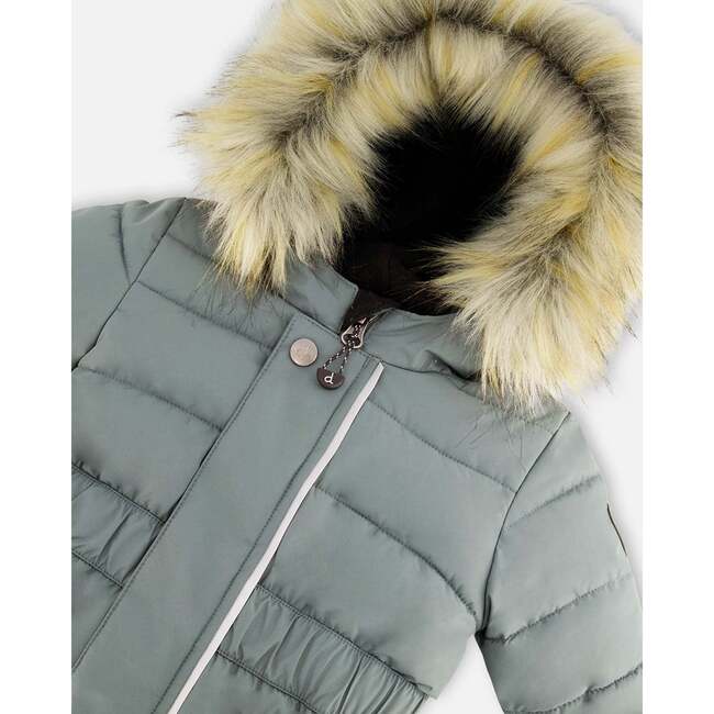 One-Piece Baby Snowsuit, Hunter Green - Snowsuits - 7