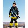 Galaxy Print 2-Piece Snowsuit, Yellow - Snowsuits - 2