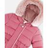 One-Piece Baby Snowsuit, Burgundy - Snowsuits - 5