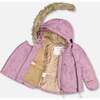 Forest Friends Print 2-Piece Baby Snowsuit, Lavender - Snowsuits - 3