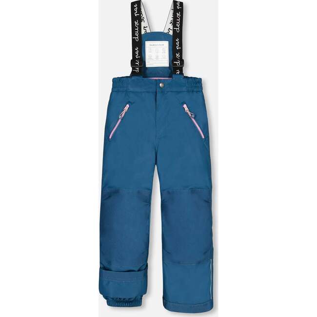 Jungle Flower Print 2-Piece Snowsuit, Navy - Snowsuits - 6