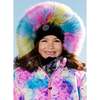 Frosted Rainbow Print 2-Piece Snowsuit, Black - Snowsuits - 3