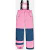 Jungle Flower Print 2-Piece Snowsuit, Mauve - Snowsuits - 6