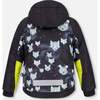 Galaxy Print 2-Piece Snowsuit, Yellow - Snowsuits - 5