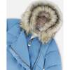 One-Piece Baby Car Seat Snowsuit, Indigo Blue - Snowsuits - 6