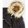 One-Piece Baby Car Seat Snowsuit, Midnight Black - Snowsuits - 5