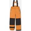 Fox Print 2-Piece Snowsuit, Dark Grey & Mocha - Snowsuits - 5