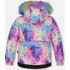 Frosted Rainbow Print 2-Piece Snowsuit, Black - Snowsuits - 5