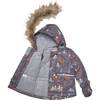 Fox Print 2-Piece Baby Snowsuit, Dark Grey & Mocha - Snowsuits - 5