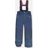 Flowery Unicorn Print 2-Piece Snowsuit, Navy - Snowsuits - 6