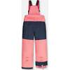 Flowery Unicorn Print 2-Piece Snowsuit, Rose - Snowsuits - 7
