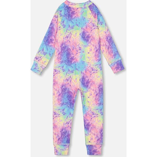 Rainbow Print One-Piece Thermal Underwear, Multicolors - Loungewear - 3