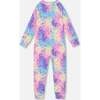 Rainbow Print One-Piece Thermal Underwear, Multicolors - Loungewear - 3