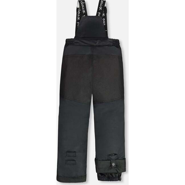 Frosted Rainbow Print 2-Piece Snowsuit, Black - Snowsuits - 7