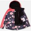 Floral Print 2-Piece Snowsuit, Black - Snowsuits - 4