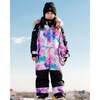 Rainbow Print One-Piece Snowsuit, Multicolors - Snowsuits - 3