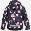 Rose Print 2-Piece Snowsuit, Black - Snowsuits - 5