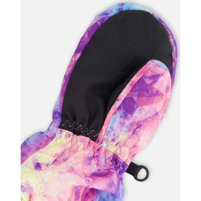 Rainbow Print Mittens, Multicolors - Gloves - 4