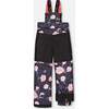 Rose Print 2-Piece Snowsuit, Black - Snowsuits - 7