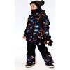 Dino Print 2-Piece Snowsuit, Multicolors & Black - Snowsuits - 2