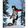 Deep Forest Print One-Piece Snowsuit, Black - Snowsuits - 2