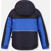 Colorblock 2-Piece Snowsuit, Azur & Black - Snowsuits - 4