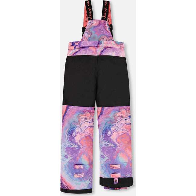 Colorblock Quartz Print 2-Piece Snowsuit, Purple - Snowsuits - 5