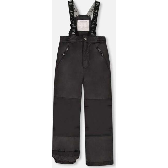Ocean Print 2-Piece Snowsuit, Blue & Black - Snowsuits - 4