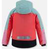 Colorblock 2-Piece Snowsuit, Aqua, Cranberry Red, Orchid - Snowsuits - 5