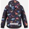 Dino Print 2-Piece Snowsuit, Black & Multicolors - Snowsuits - 5