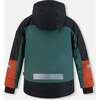 Colorblock 2-Piece Snowsuit, Green & Orange - Snowsuits - 5