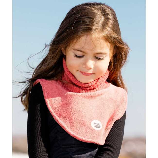 Neckwarmer, Crimson Red - Scarves - 2