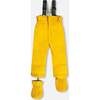 Dino Print 2-Piece Baby Snowsuit, Blue & Yellow - Snowsuits - 6