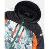 Deep Forest Print One-Piece Snowsuit, Black - Snowsuits - 7