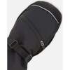 Mittens With Straps, Black - Gloves - 2