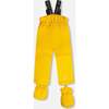 Dino Print 2-Piece Baby Snowsuit, Blue & Yellow - Snowsuits - 7