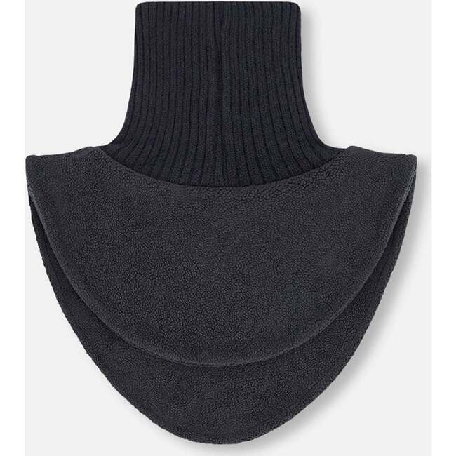 Neckwarmer, Black - Scarves - 3