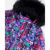 Neon Flower Print 2-Piece Snowsuit, Multicolors & Black - Snowsuits - 7
