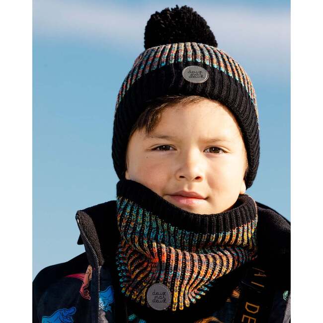 Knit Neckwarmer, Multicolors - Scarves - 2