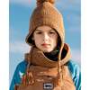 Knit Neckwarmer, Mocha - Scarves - 2