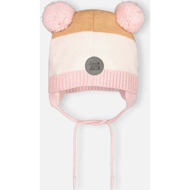 Knit Fawn Earflap Hat, Multicolors - Hats - 2