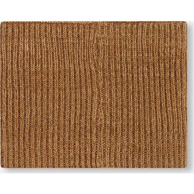 Knit Neckwarmer, Mocha - Scarves - 3