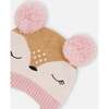 Knit Fawn Earflap Hat, Multicolors - Hats - 3