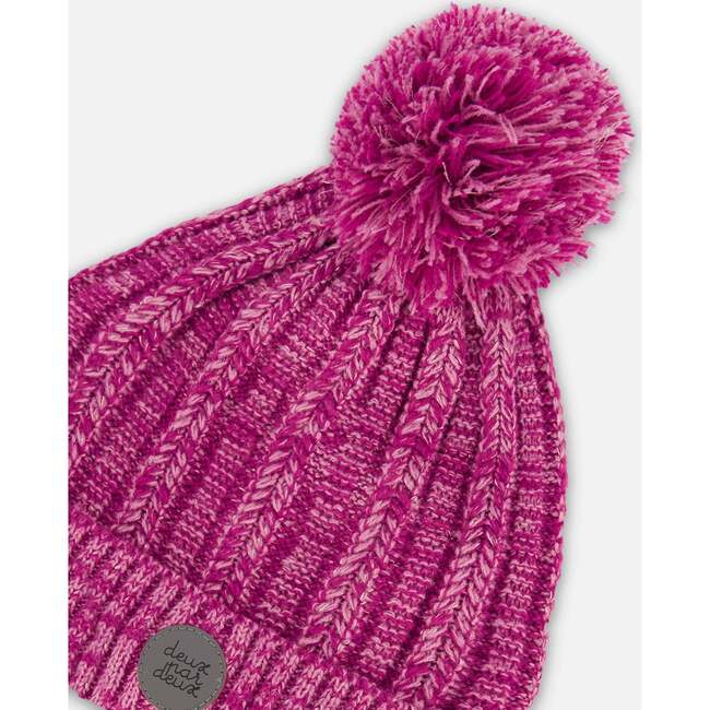 Knit Hat, Mauve - Hats - 4