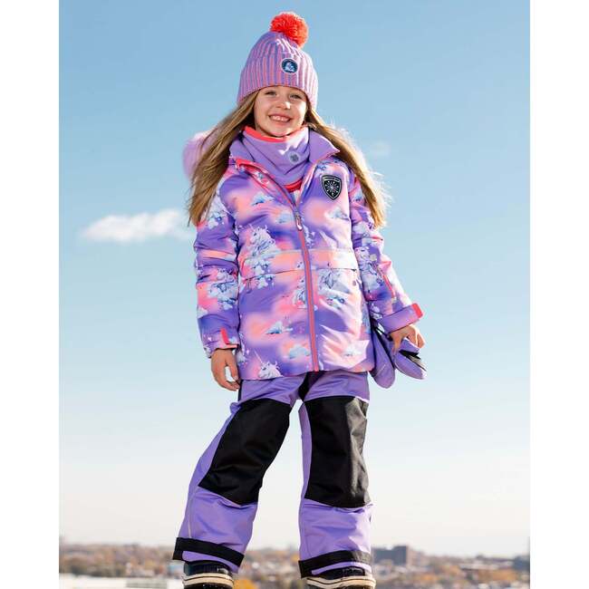 Cloud Unicorn Print 2-Piece Snowsuit, Lavender - Snowsuits - 2